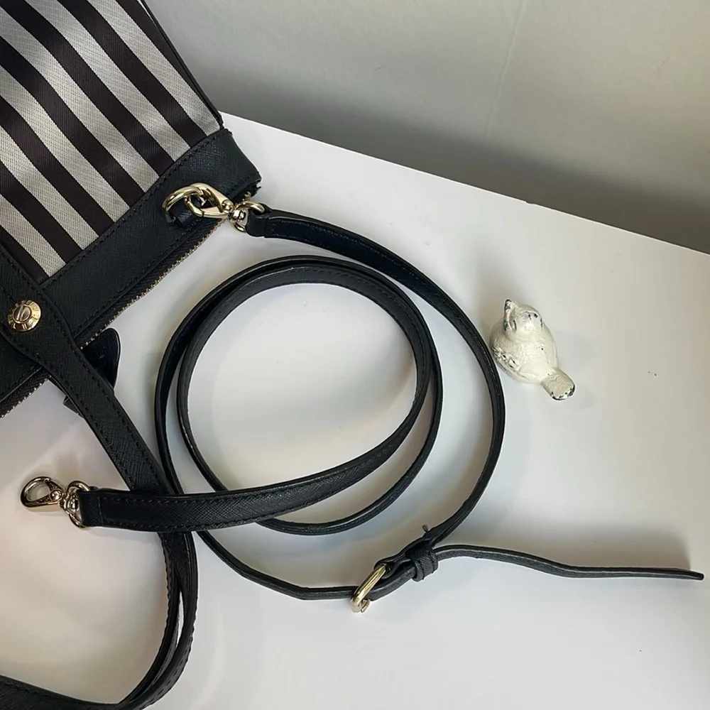 HENRI BENDEL Centennial Stripe Satchel Bag